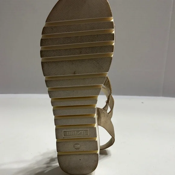 Unisa Gold Strappy Sandals - Picture 7 of 12